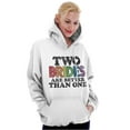 thumbnail image 4 of Two Brides Better Than One LGBT Pride Hoodie Sweatshirt Women Brisco Brands S, 4 of 6