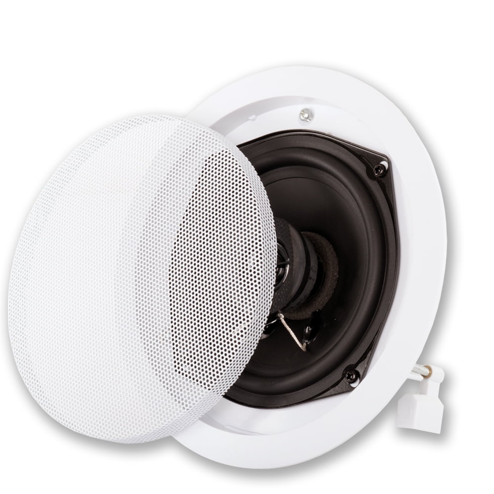 Acoustic Audio CSic63 In Ceiling 6.5" Speaker Pair 3 Way Home Theater Speakers 