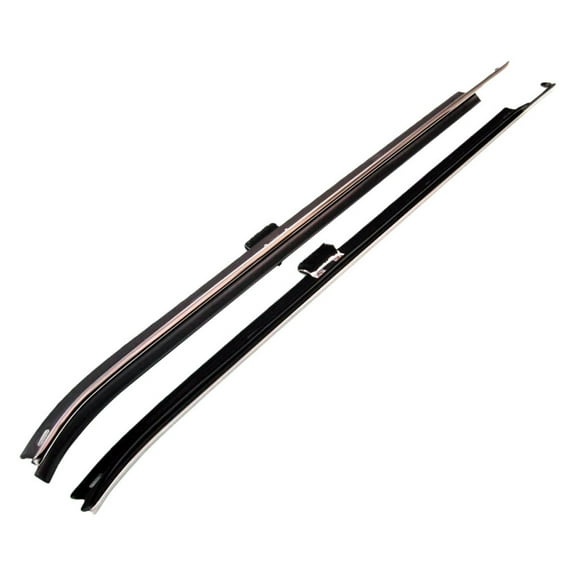 For Chevy Caprice 1990 Belt Weatherstrip Kit Driver and Passenger Side | Pair | Front | Outer | 2 Pieces Parts | Replacement For 20226442, 20226443
