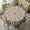Style-3, variant on Bohemian Round Tablecloth Hand Painted Vintage Bohemian Geometric Mandala Rustic Tribal Pattern for Home Kitchen Dining Room Tablecloths Outdoor Picnic Cloths Round 60in
