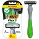 thumbnail image 1 of BIC Flex 3 Men's Disposable Razor, 8-Count, 1 of 7