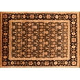 thumbnail image 1 of Ahgly Company Indoor Rectangle Oriental Orange Traditional Area Rugs, 5' x 7', 1 of 4