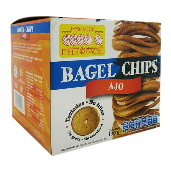 Pan tostado Deli Bagel sabor ajo 130 g