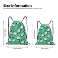 thumbnail image 2 of Saiise Sheep Zzz Pattern Sports Drawstring Backpack - String Swim Gym Bag with Wet Proof Pocket for Women&Men-Small, 2 of 6