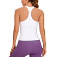 thumbnail image 1 of Camiseta sin mangas CRZ YOGA Butterluxe Workout con sujetador acolchado para mujer, 1 of 5