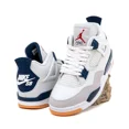 thumbnail image 1 of Ni - ke Ni - ke SB x Air Jordan Retro 4 SP Navy Blue Gum White (2025) - Size 13 Men - NEW, 1 of 5