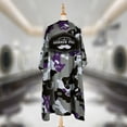 thumbnail image 4 of Capa de barbero Sunnimix Impermeable Camuflaje Morado Unisex, 4 of 8