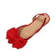 thumbnail image 6 of Xucatan Women's Bow Flat Sandals, Pointed Toe Slip On Summer Shoes, Large Bow Front Casual Footwear, Versatile Spring Beach Style Gift, 6 of 8