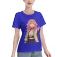 thumbnail image 2 of T-Shirt Basique à Manches Courtes pour Femmes Demon Slayer Lame Temple Ganlu Mili, 2 of 6