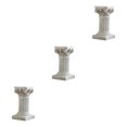 thumbnail image 3 of Bearachild Roman Pillar Statue Figurine White Pedestal Stand for Living Room Decoration Type1 NO1, 3 of 5