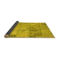 thumbnail image 2 of Ahgly Company Indoor Rectangle Patchwork Yellow Transitional Area Rugs, 7' x 9', 2 of 4