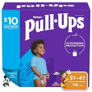 Pull-Ups Girls' Learning Designs Training Pants, Size 3T-4T, 48 Count