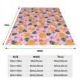 thumbnail image 3 of Pofeuu Fruit Print Ultra-Soft Micro Fleece Blanket,for Bed Or Sofa,All Season Throw Blankets Flannel Blanket-80"x60", 3 of 7
