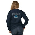 thumbnail image 3 of Gill McFinn Fishing Atlantic Sailfish Unisex Plus Fleece Graphic Sweatshirt Brisco Brands 2X, 3 of 5