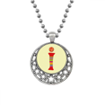 thumbnail image 1 of Pendentif Motif Fruit Orange Rétro Lune Étoiles Bijoux, 1 of 3