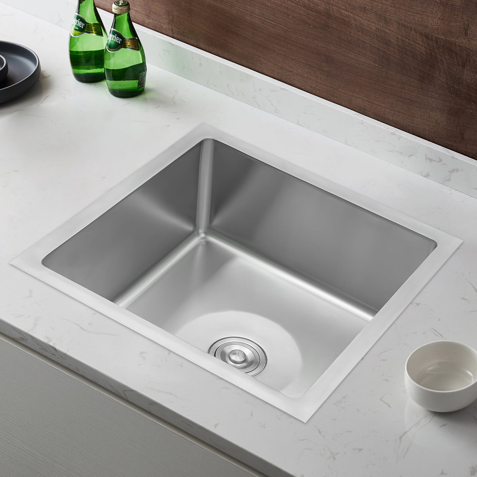 Single Bowl Commercial Sink, Restaurant Kitchen Sink, Free Standing Utility Sink