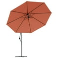 thumbnail image 2 of vidaXL Cantilever Garden Parasol Anthracite Polyester fabric and metal pole, 2 of 143