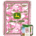 thumbnail image 2 of John Deere Pink Camo Throw Kit, 1 Each, 2 of 2