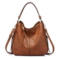 thumbnail image 1 of Bolsos Realer de piel sintética Hobo Bucket para mujer, 1 of 9