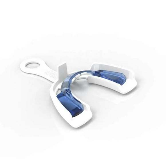 Guarda Bucal Ligera Bruxismo Termomoldeable Hablas y Bebes. PARATO2 Ligera Azul