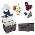 thumbnail image 3 of WHEANG Clearance Storage Box Foldable Clothing Sundries Portable Storage Box With Lid Foldable Storage Box, 3 of 4