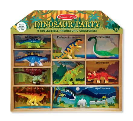 prextex realistic looking dinosaurs pack of 12 large plastic assorted dinosaur figures