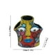 thumbnail image 3 of Abstract Color Three Hole Face Resin Flower Pot, 3 of 8