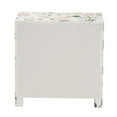 thumbnail image 5 of Baxton Studio Connery Floral  End Table 3-Drawer Decorative Storage Cabinet, 5 of 10