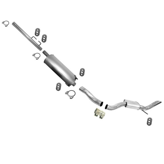 For 09-16 Ram 1500 5.7 Hemi With Standard 120" Wheel Base Muffler Exhaust System
