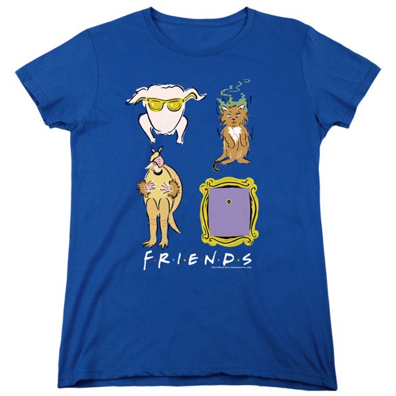 FriendS/Sybmols S/S Women's T-Shirt Royal Blue