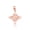Rose, variant on 10k Yellow Gold Irish Celtic Cross Trinity Knot Pendant / Necklace (16 Inches)