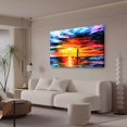 thumbnail image 3 of Póster en lienzo con paisaje de barcos al atardecer en el mar, decoración para dormitorio, paisaje deportivo, decoración para oficina, regalo, estilo marco, 20 x 30 cm, 3 of 8