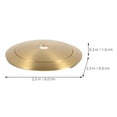 thumbnail image 2 of GETAJGHSD 1 Set Lampshade Ring Golden Circular Brass Replacement For Lighting Accessories Residential Use, 2 of 8