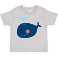 thumbnail image 3 of Inktastic Whale Cute Blue Boys or Girls Toddler T-Shirt, 3 of 5