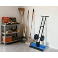 thumbnail image 3 of Snow Shovel with Wheels for Snow Removal, Adjustable Handle, Heavy-Duty 2-Wheel Snow Pusher, 3 of 9