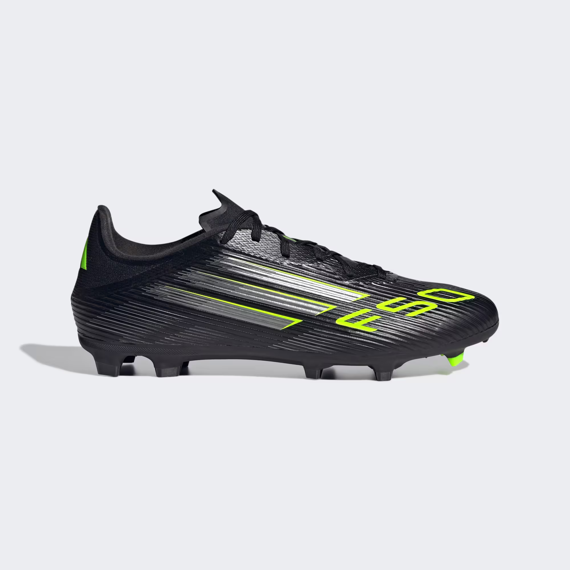 thumbnail image 1 of Tenis de Fútbol Adidas F50 League FG Hombre Negro Neón Profesional para Pasto Natural, 1 of 5