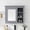 Grey, variant on Bathroom Vanity, Wall Mounted Floating Cabinet, 12inch Side Cabinet with Drawers, Mutifunctional Cabinet for Bathroom, Living Room (Bathroom Vanity Not Included), White Bathroom Storage Cabinet