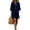 Navy, variant on Short Sets for Women - Short Sleeve Shirts & Wide Leg Shorts Loose fit Casual 2 piece Cotton Linen Sets Outfits(No Bag)