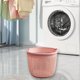 thumbnail image 4 of Cesto de ropa sucia portátil de color rosa, cesto de lavado de ropa, tamaño pequeño, baño, ventilado, 4 of 8