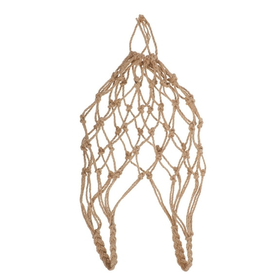 Fovewise Macrame Wine Bottle Holder Rope Wine Bottle Carrier Water Bottles Tote Bags Wine Bottle Mesh Net Bag For Travel Home Storage