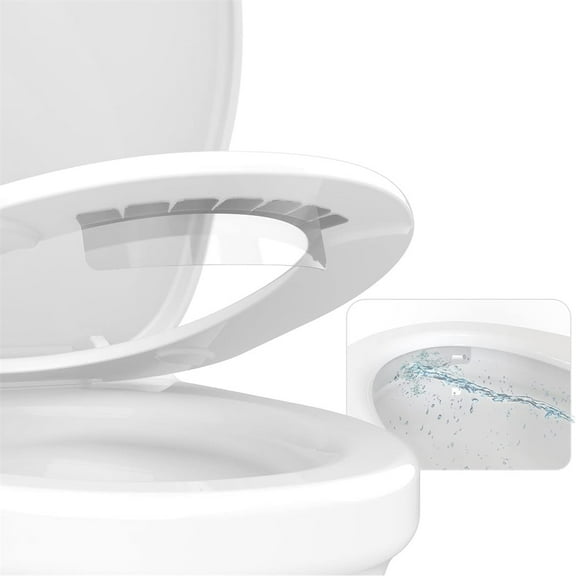 NOGIS 4 Pcs Pee Guard for Toilet Seat, Potty Training Pee Splash Guard for Kids, Toilet Splash Guard Prevents Kids and Adult from Peeing Splash - Upgrad Super Stickiness