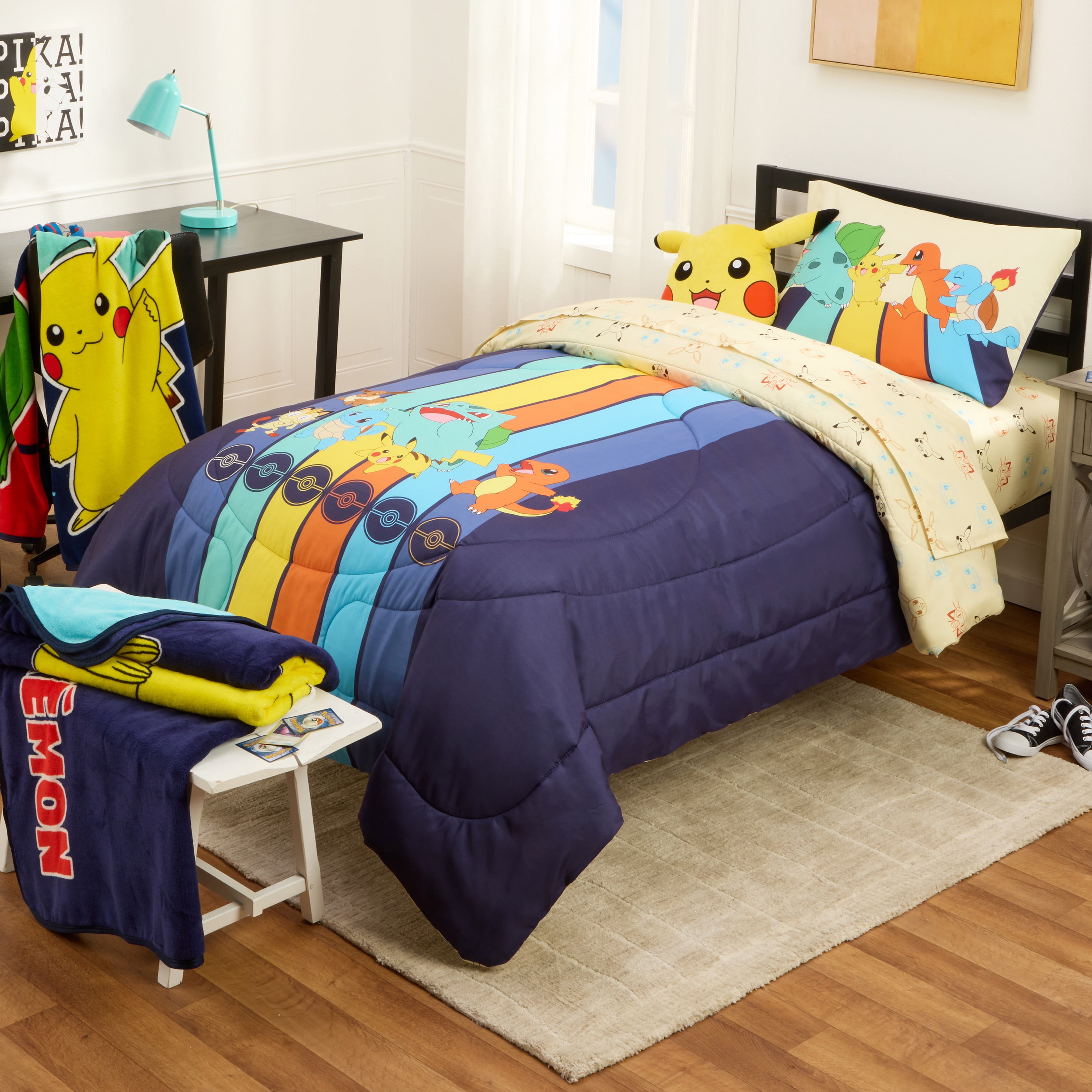 Pokemon Kids 4 Piece Sheet Set, Full