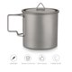 thumbnail image 4 of Taza de Agua de Picnic de Campamento de Titanio Ultraligero de Agua Con Plegable de 300 ml / 350ml / 450ml / 550ml / 650ml / 750ml, 4 of 7