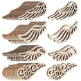 thumbnail image 2 of 80 Pcs Angel Wings Wooden Wings Hollow-out Wood Chips Creative Diy Accessories For Crafts, 2 of 2