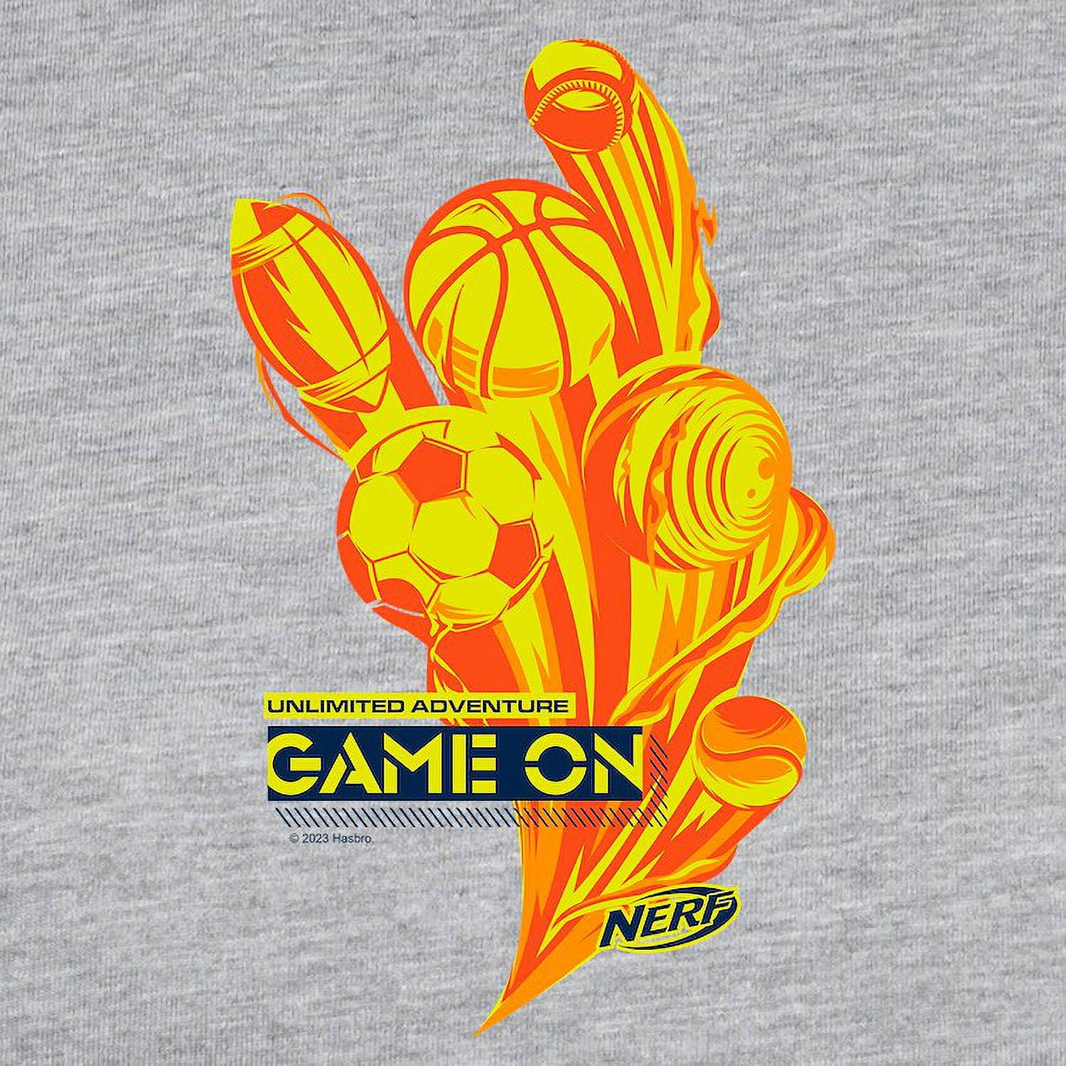 CafePress - Nerf Game On Sports Long Sleeve T Shirt - Womens Baseball Tee