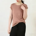 thumbnail image 4 of ylioge Womens 2 Piece Modal Pajama Sets Lightweight Cap Sleeve Tops Wide Leg Pants Loungewear Outfits Casual Solid Color Soft Homewear Pajamas, 4 of 5