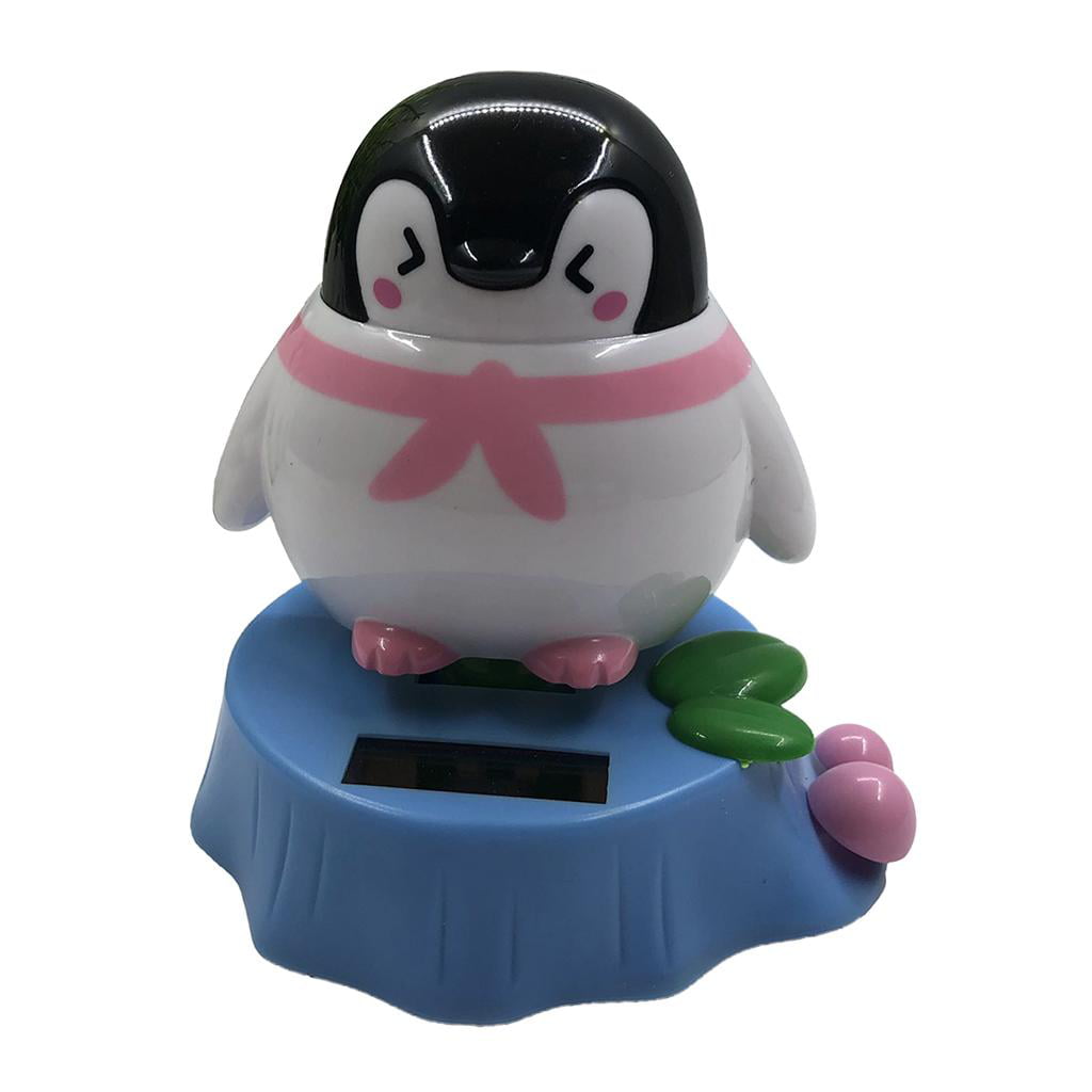 H MAMaiuh Dancer Toy Solar Powered Dancing Penguin Swinging Animated Car Decoration Home Office Ornaments Best Birthday Holiday Gift 