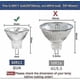 thumbnail image 2 of Pack MR11 GU4 20W 12V Halogen Reflector Bulb, Warm White 2700K, Dimmable Halogen Spotlight 35mm Diameter, 250LM, GU4 Bi-Pin Base, 30Beam Angle, 35mm*, 2 of 5