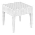 thumbnail image 3 of Compamia California 3 Piece Wickerlook Patio Conversation Set in White, 3 of 3