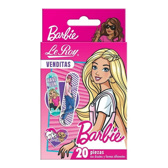 Venditas Le Roy Barbie adhesivas 20 piezas
